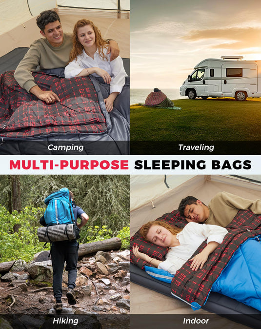KingCamp FREESPACE 250D Double-Sized Sleeping Bag waterproof