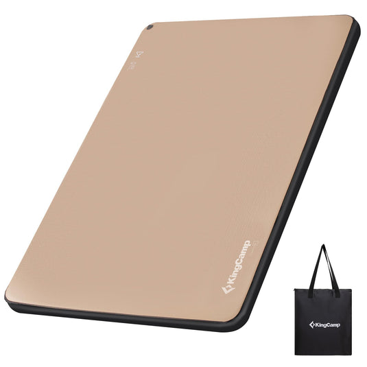 KingCamp FlexiRest 5.0 DUO Ultralight Inflatable Sleeping Pad – PVC-Free 2-Person Camping Mattress for Backpacking & Glamping