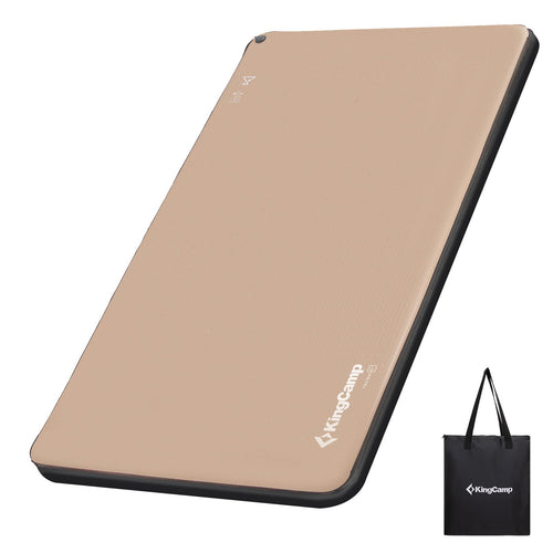 KingCamp FlexiRest 5.0 Plus Extra-Wide Inflatable Sleeping Pad - PVC-Free, Ultra-Lightweight Camping Mattress for Maximum Comfort, Glamping, Backpacking & Travel