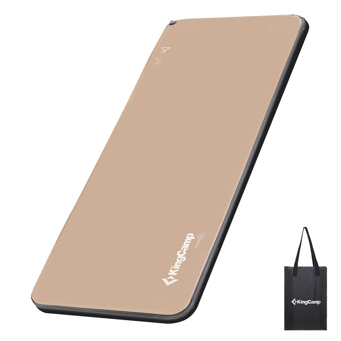 KingCamp FlexiRest 5.0 Ultra-Light Inflatable Sleeping Pad - PVC-Free, High Support Camping Mattress for Backpacking, Glamping & Travel