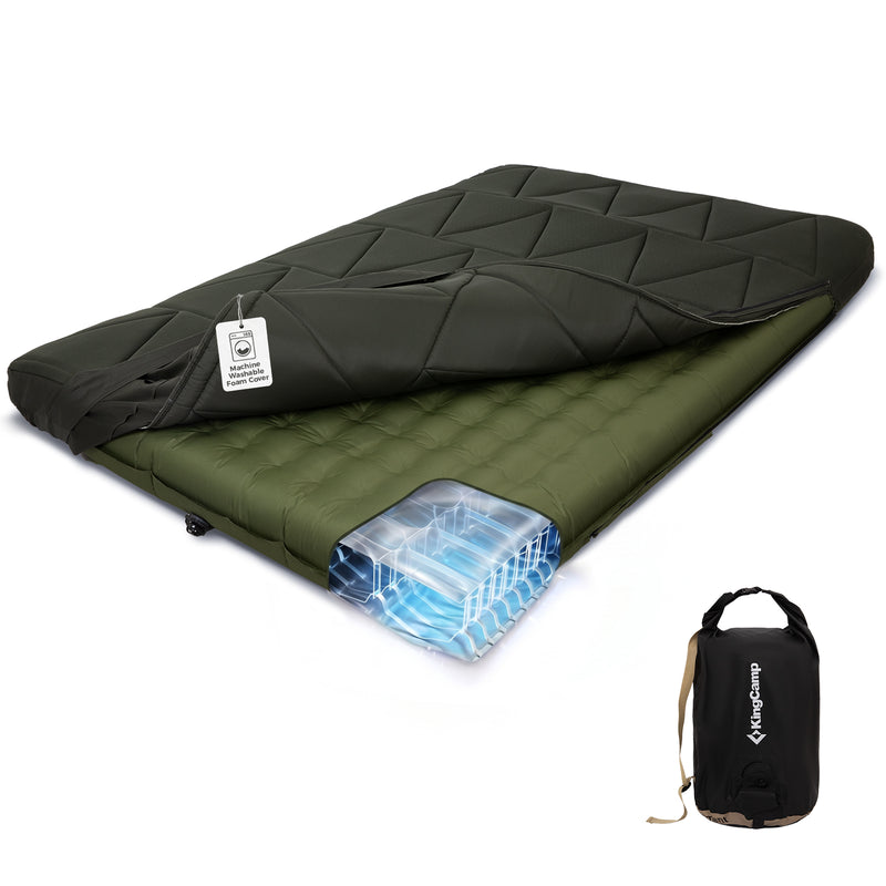 Load image into Gallery viewer, KingCamp GORGEOUS DOUBLE 17 Double Air Pad Inflatable Camping Mattress
