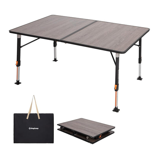 KingCamp GRANITE Folding Fiberglass Table Use for 4-6 People