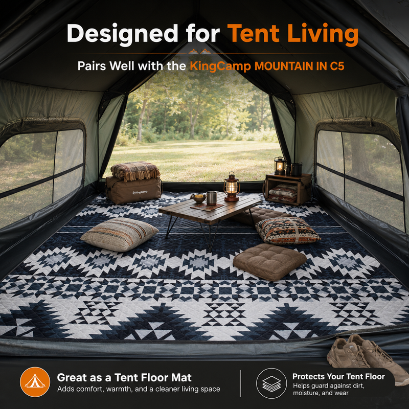 Load image into Gallery viewer, KingCamp ISIAY MAX 3.4 Large Camping Mat Designed for Tent Living Pairs Well with the KingCamp MOUNTAIN IN C5
