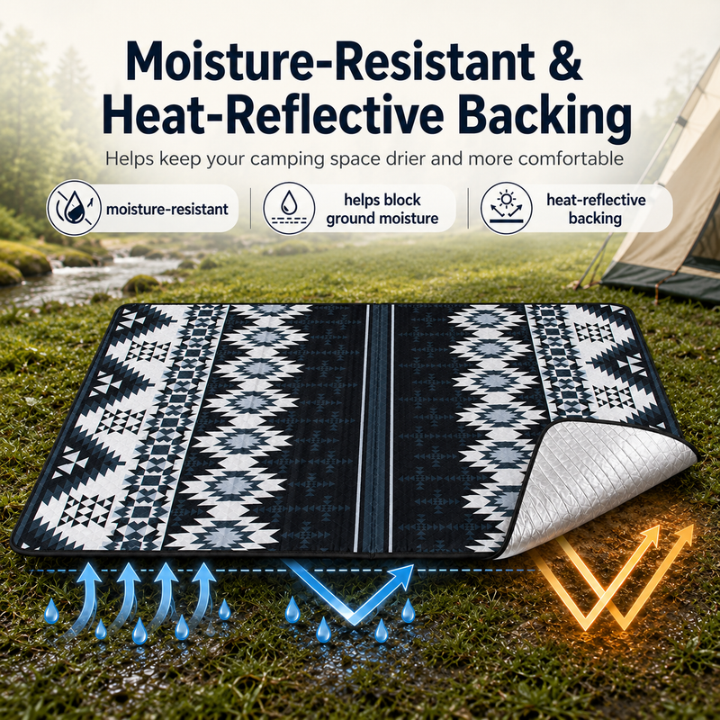 Load image into Gallery viewer, KingCamp ISIAY MAX 3.4 Large Camping Mat, 11.2 x 7.9 ft Insulated Picnic Blanket Help Block Ground Moisture
