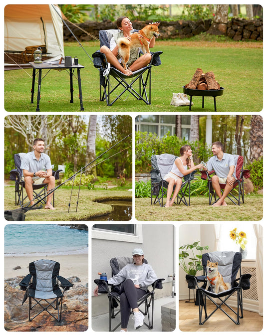 KingCamp JUNIPER C10 Heavy Duty Folding Camping Chair