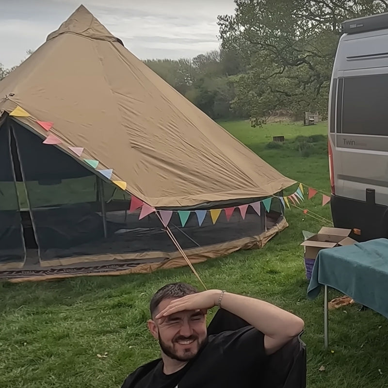 Load image into Gallery viewer, KingCamp KHAN 500 4 Season Camping Hot Tent
