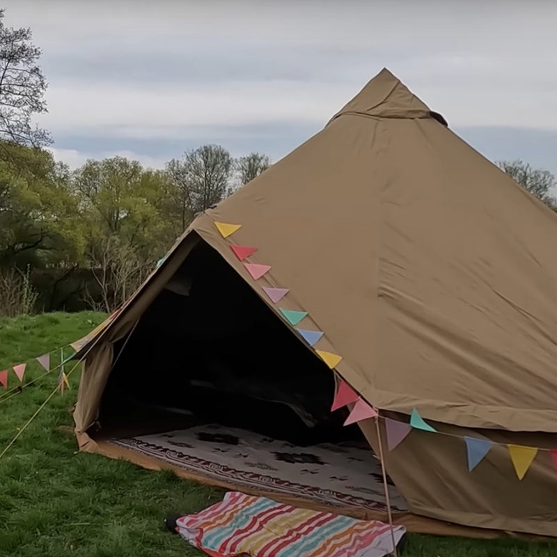 Load image into Gallery viewer, KingCamp KHAN 500 4 Season Camping Hot Tent
