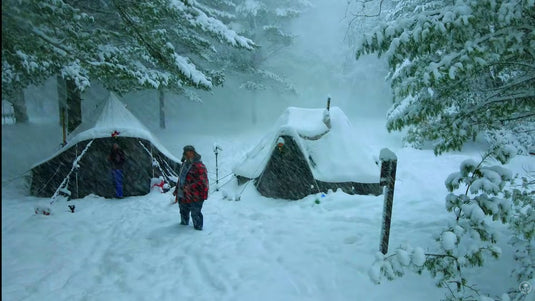 KingCamp KHAN LIGHT 400/ 500 Canvas Bell Tent Hot Tent