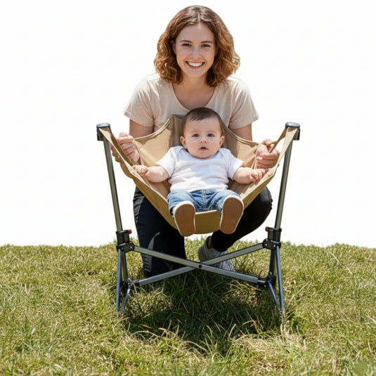 Perfect Gift For Kid KingCamp Kids Hammock Chair with Stand – Adjustable Folding Chair for Outdoor & Indoor Use