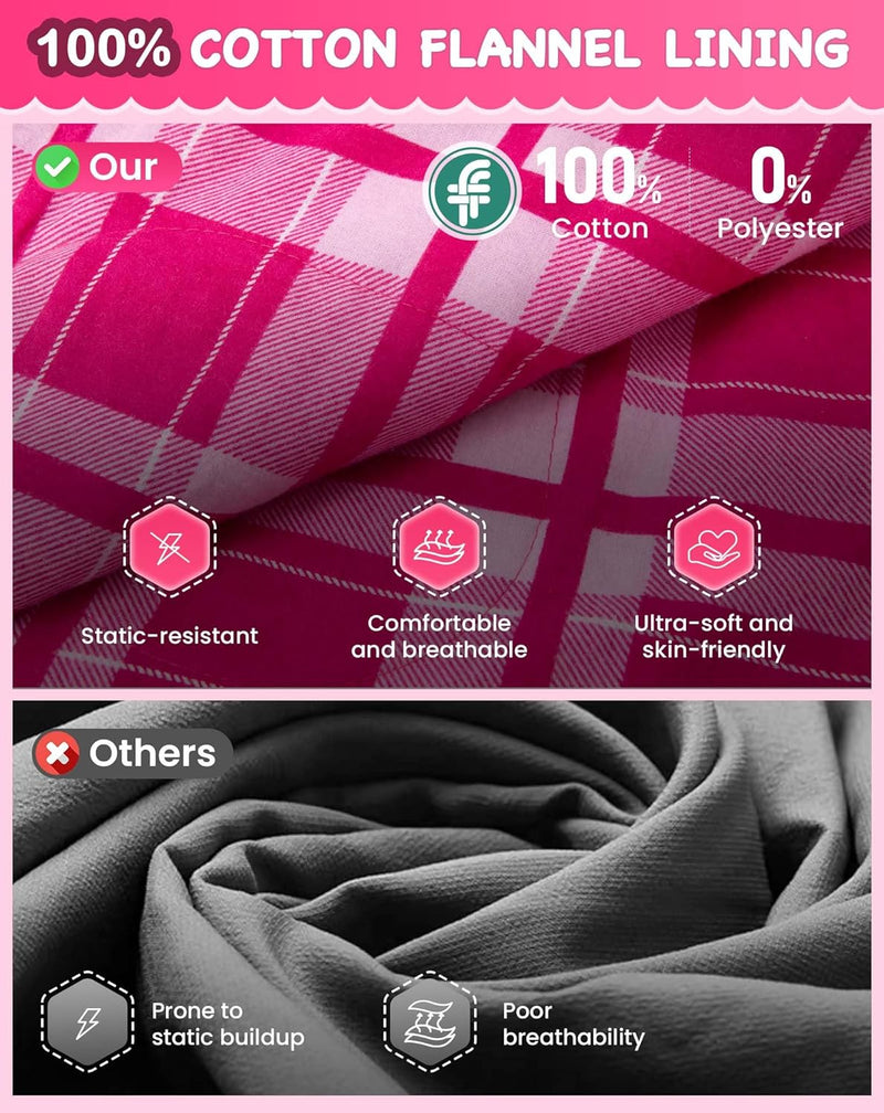 Load image into Gallery viewer, KingCamp Kids Mummy Sleeping Bag - 3-Season Warm &amp; Snug Fit for Camping, Ages 8-12 (up to 4'7" Tall) Rose Red
