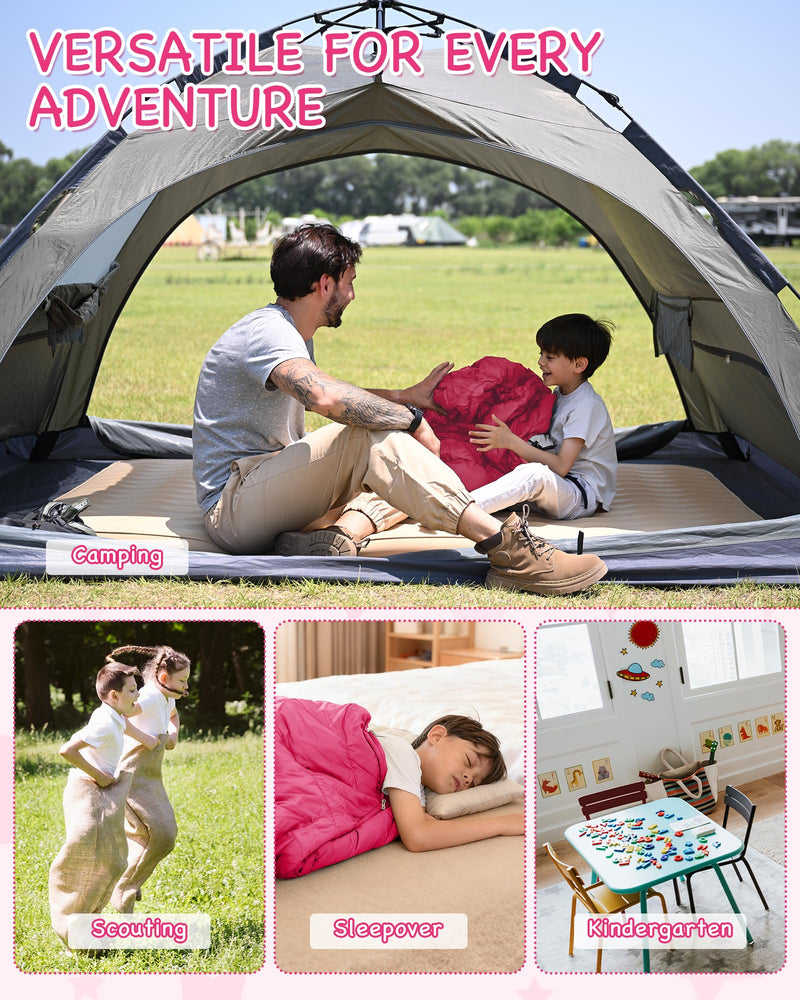 Load image into Gallery viewer, KingCamp Kids Mummy Sleeping Bag Easy to Pack and Storage
