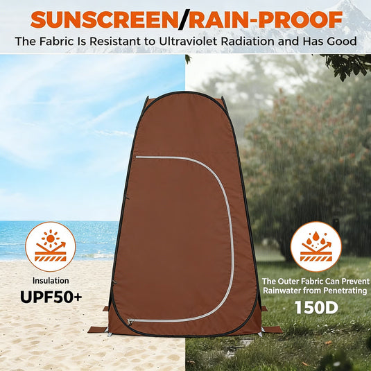 KingCamp MARASUSA POP Instant Privacy Tent | Pop-Up Camping Shower Tent with UPF50+ Sun Protection