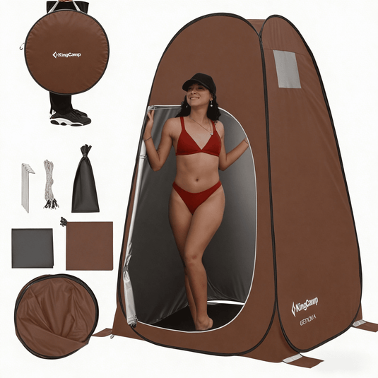 KingCamp MARASUSA POP Instant Privacy Tent | Pop-Up Camping Shower Tent with UPF50+ Sun Protection