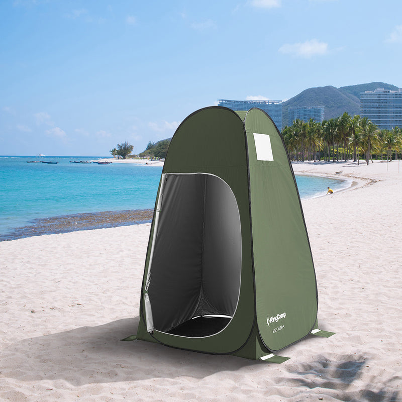 Load image into Gallery viewer, KingCamp MARASUSA POP Instant Privacy Tent | Pop-Up Camping Shower Tent with UPF50+ Sun Protection, Portable Changing Room &amp; Toilet Shelter for Beach, Camping &amp; Outdoor Events
