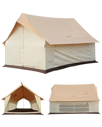 KingCamp MOUNTAIN IN C2 Canvas Cabin Tent with Stove Jack 8  x 11 