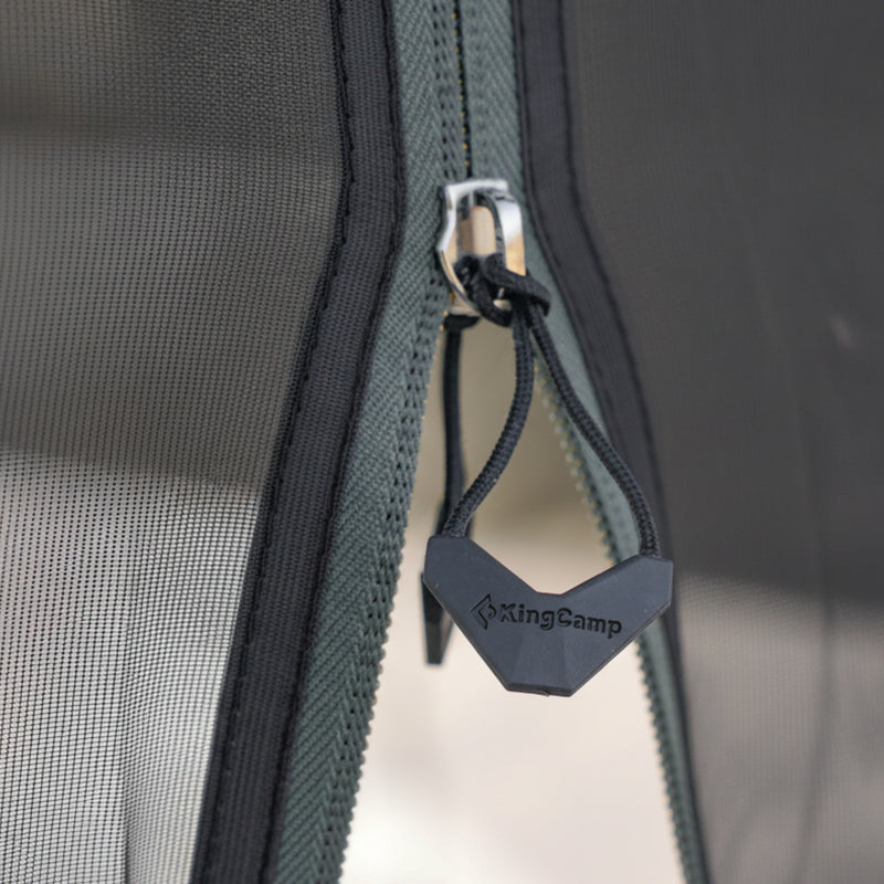 Load image into Gallery viewer, KingCamp MOUNTAIN IN C5 Canvas Hot Tent Green 5-6 Person Cabin Tent with Stove Jack, Waterproof &amp; Windproof for 4-Season Camping
