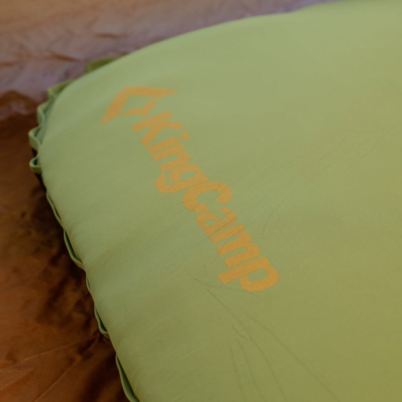 Load image into Gallery viewer, KingCamp Memory Foam Hybrid Sleeping Mat | R-Value 4.9, 4-Season Insulated Camping Pad with 50D 4-Way Stretch Fabric &amp; Pump Sack | Ultra-Silent, 3.9" Thick for Car &amp; Tent Camping
