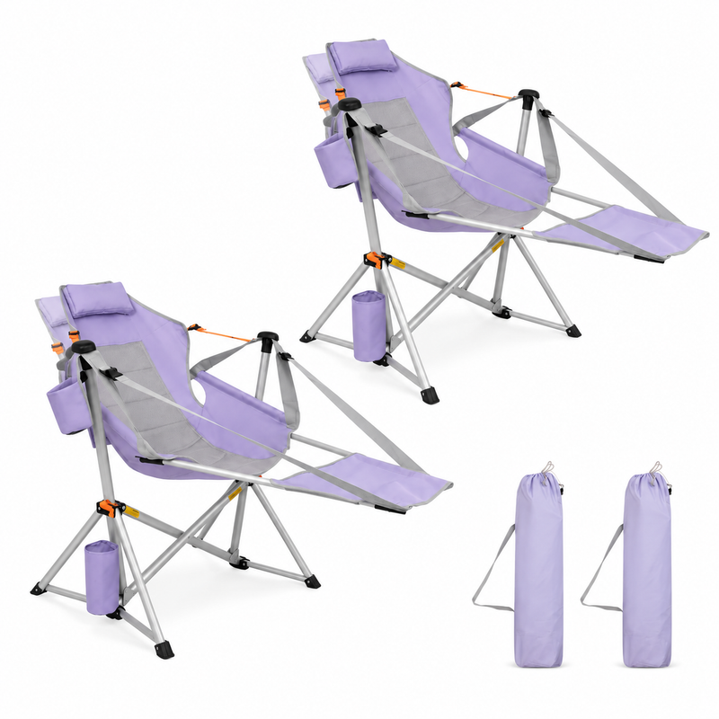 Load image into Gallery viewer, KingCamp ORCHID C20 Folding Rocking Chair Hammock Camping Chair
