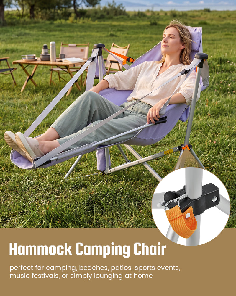 Load image into Gallery viewer, KingCamp ORCHID C20 Folding Rocking Chair Hammock Camping Chair

