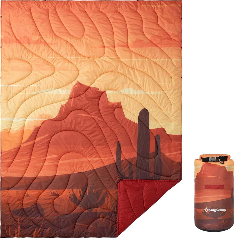 Load image into Gallery viewer, KingCamp SMART 150 XL Ultralight Camping Blanket – Packable, Wearable &amp; Water-Repellent for Outdoor &amp; Stadium Use
