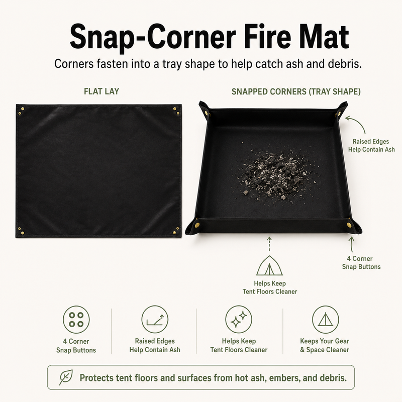 Load image into Gallery viewer, KingCamp SUREFIRE L2 Hot Tent Stove, Large Stainless Steel Wood Burning Tent Stove with Viewing Window, Chimney Pipes, Fire Mat &amp; Grill Grates
