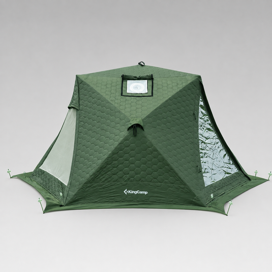 KingCamp SnowHouse X2 Insulated Hot Tent, 4-Season Winter Camping Tent with Stove Jack