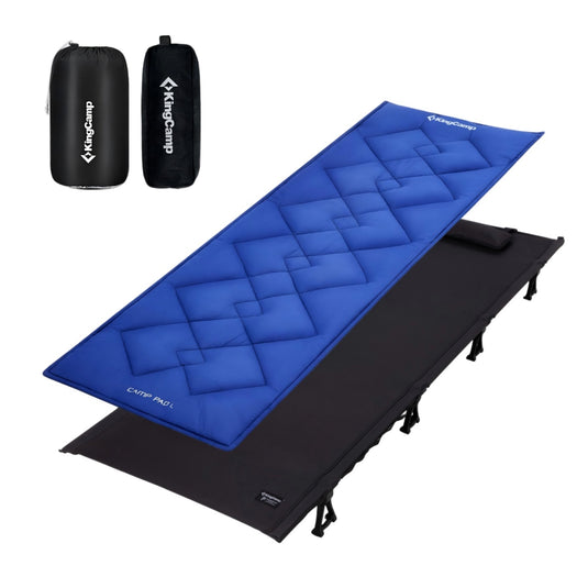 KingCamp Ultralight Folding Camping Cots with Mattress Pad