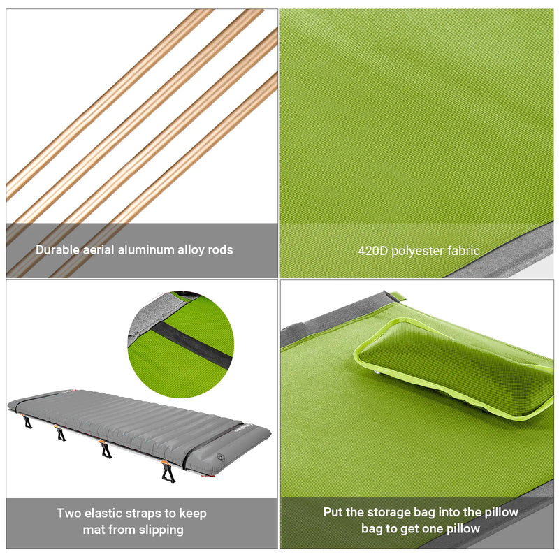 Load image into Gallery viewer, KingCamp Oversized Folding Camping Cots
