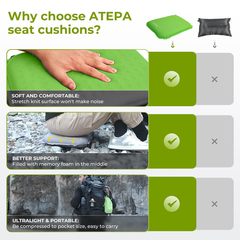 Load image into Gallery viewer, ATEPA BUBBLE 5.0 Trail Seat Inflatable Seat Cushion
