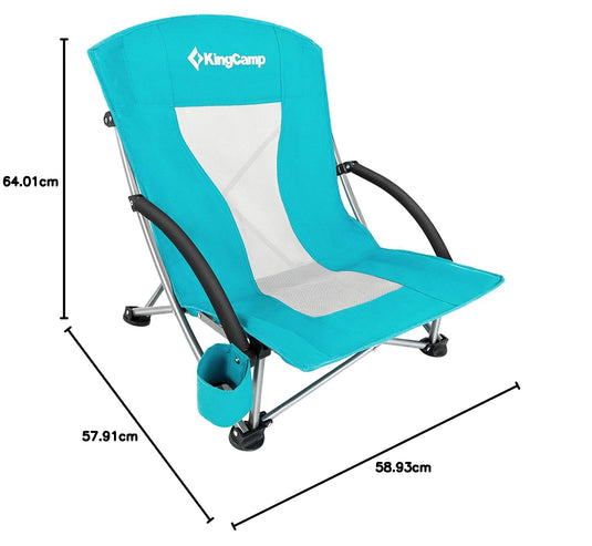 KingCamp Low Back Beach Lightweight Folding Beach Chair