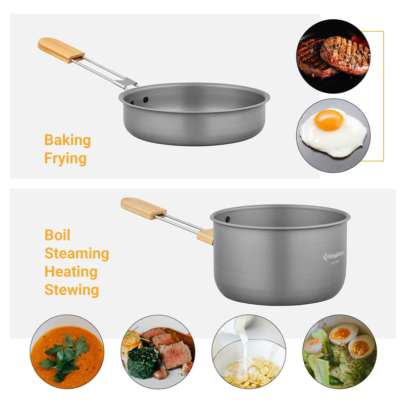 Load image into Gallery viewer, KingCamp NIGHTSTALKER Cookware Set Mess Tin
