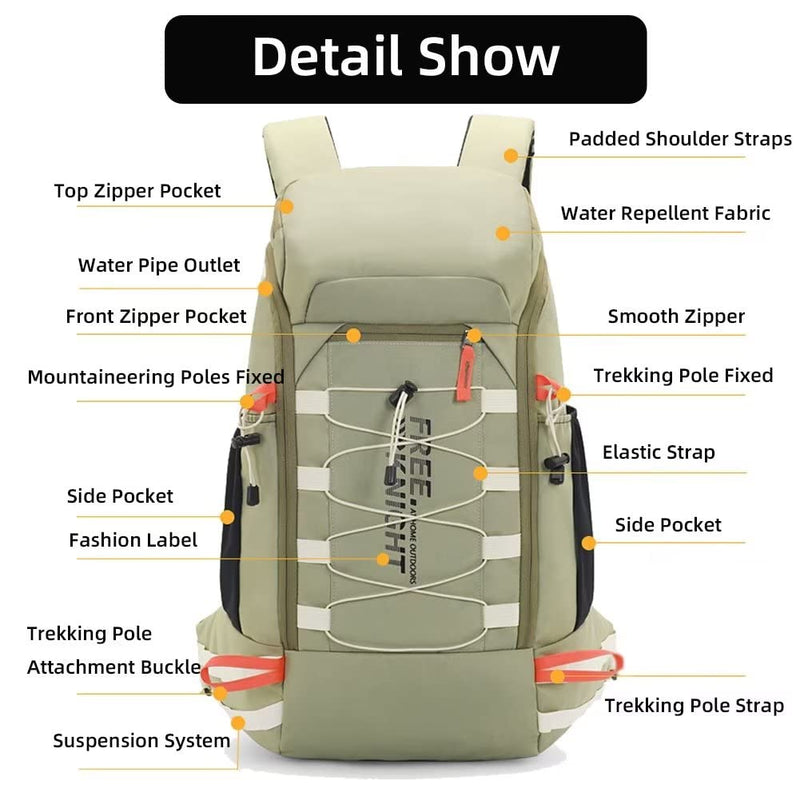 Load image into Gallery viewer, KinWild 40L Hiking Daypack
