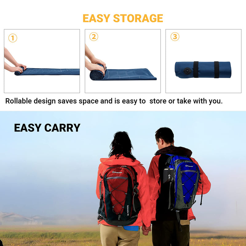 Load image into Gallery viewer, KingCamp Ergonomic High-Low Inflatable Sleeping Pad
