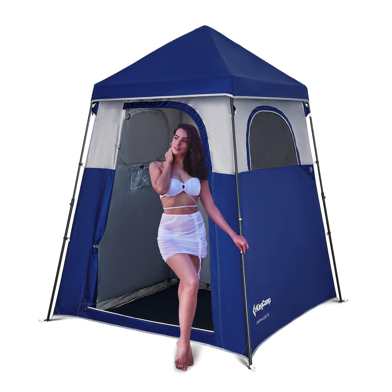 Load image into Gallery viewer, KingCamp Outdoor Shower Tents for Camping Portable Instant Pop Up Privacy Tent
