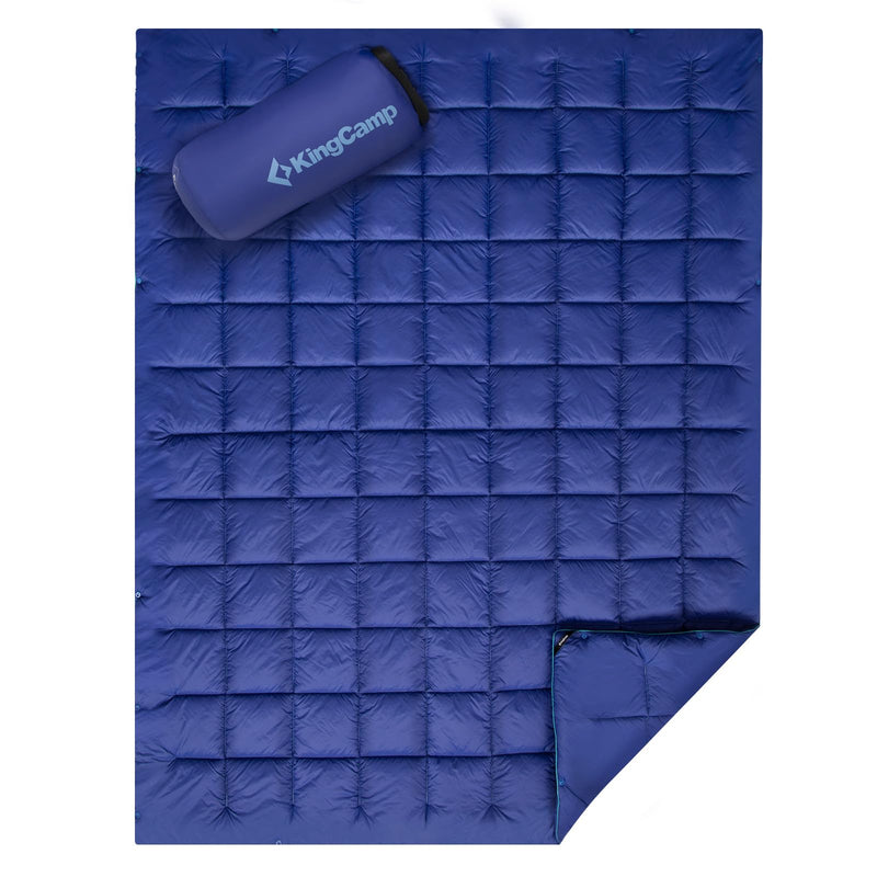 Load image into Gallery viewer, KingCamp Fluffy and Warm Camping Blanket Navy
