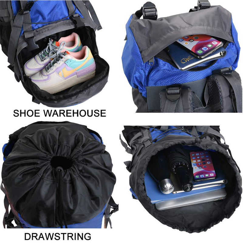 Load image into Gallery viewer, KinWild 60L Internal Frame Hiking Backpack

