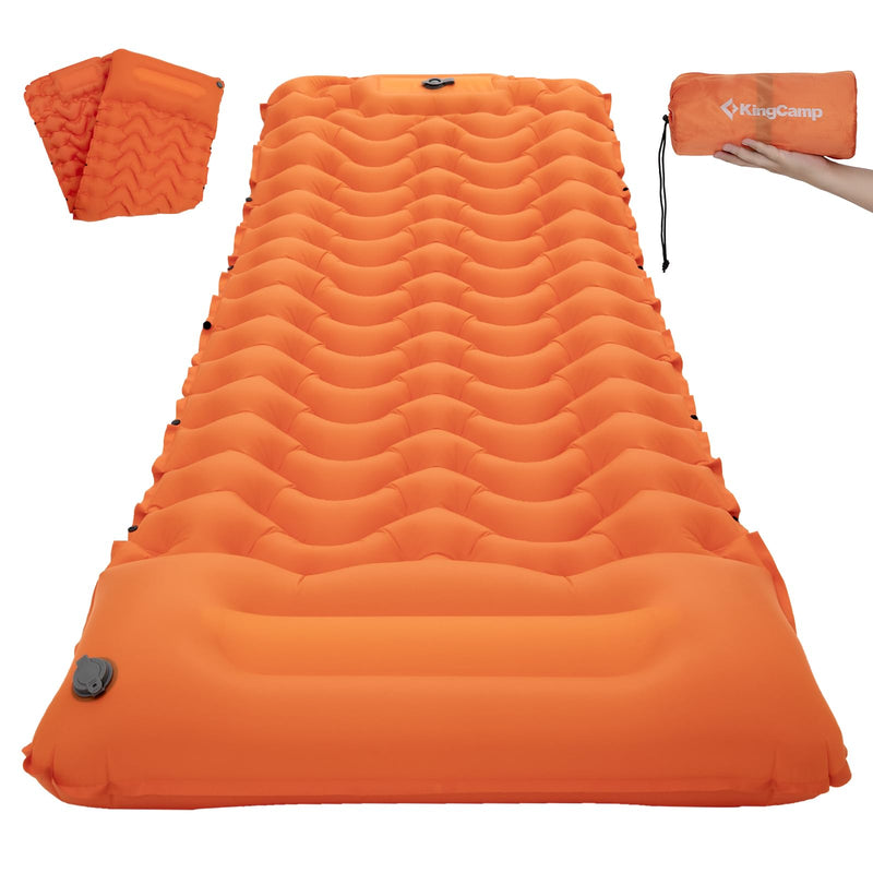 Load image into Gallery viewer, KingCamp DELUXE 10 Single Air Pad Inflatable Mattress
