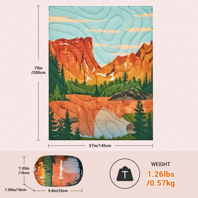 Load image into Gallery viewer, KingCamp Ultra-Lightweight Camping Blanket
