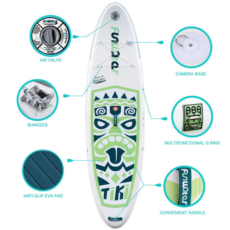 Load image into Gallery viewer, FunWater Inflatable Ultra-Light 10&#39;SUP Paddle Boards
