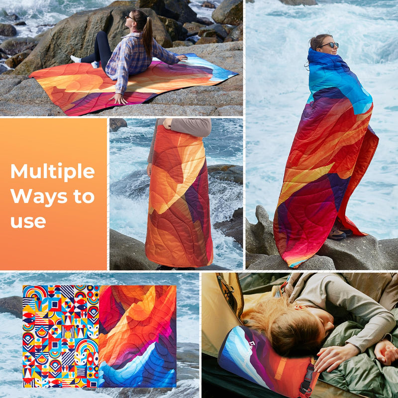 Load image into Gallery viewer, KingCamp BLANKET SMART 150 XL Lightweight Camping Blanket
