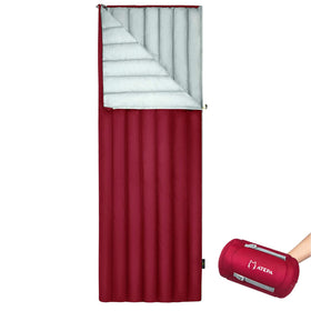ATEPA SEATTLE 300 Down Envelope Sleeping Bag Red