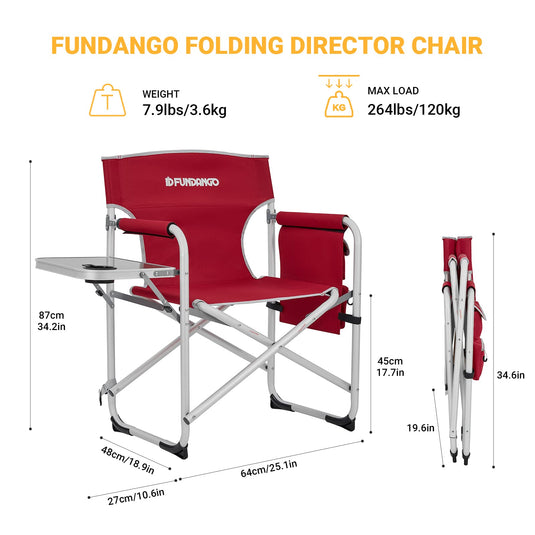 FUNDANGO Lightweight Director's Chair