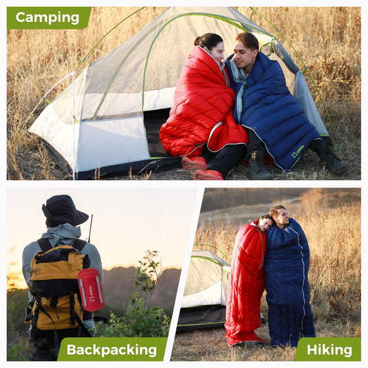 ATEPA Ultralight  Down Sleeping Bag Filling 300g White Duck Down