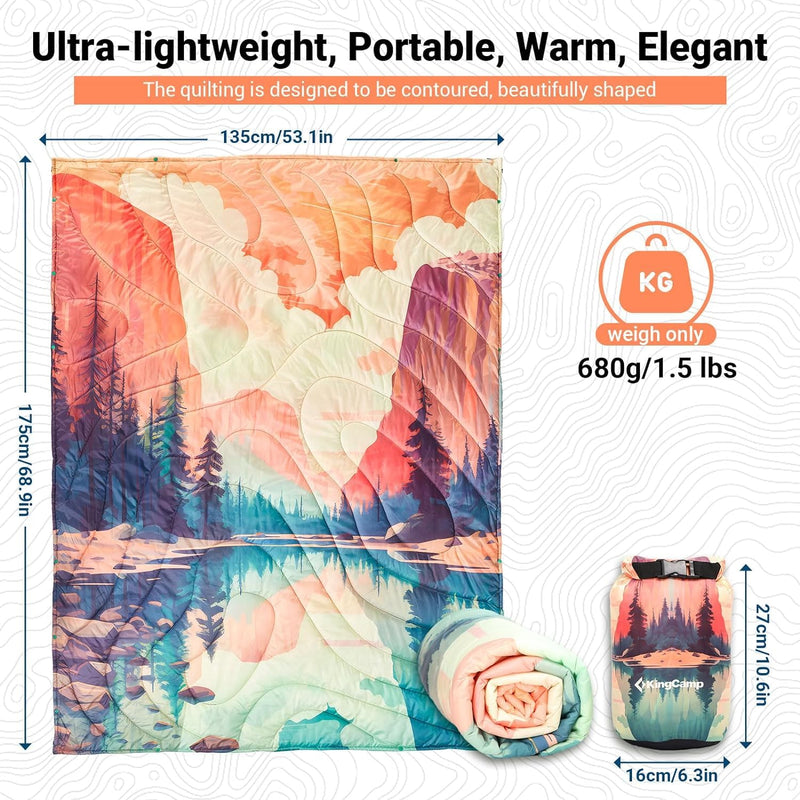 Load image into Gallery viewer, KingCamp BLANKET SMART 150 Multi-Functional Blanket

