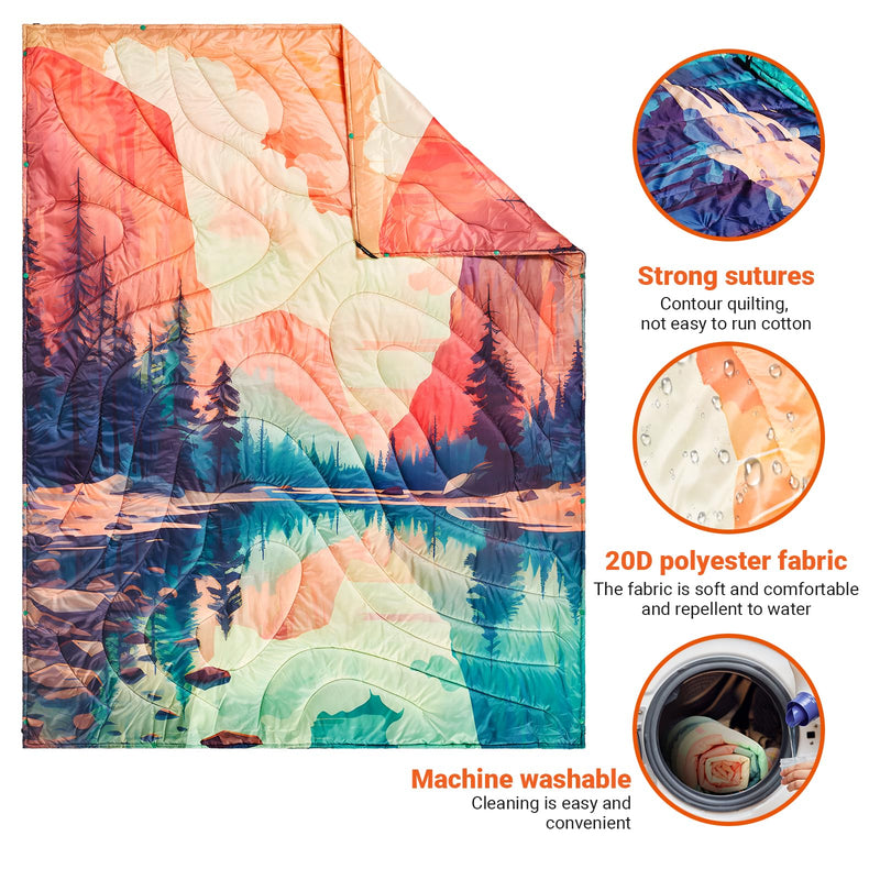 Load image into Gallery viewer, KingCamp BLANKET SMART 150 Multi-Functional Blanket
