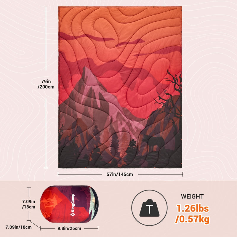 Load image into Gallery viewer, KingCamp Ultra-Lightweight Camping Blanket
