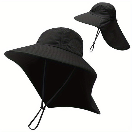 Waterproof Nylon Hat with Wide Brim