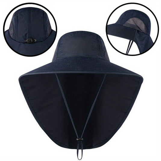 Waterproof Nylon Hat with Wide Brim