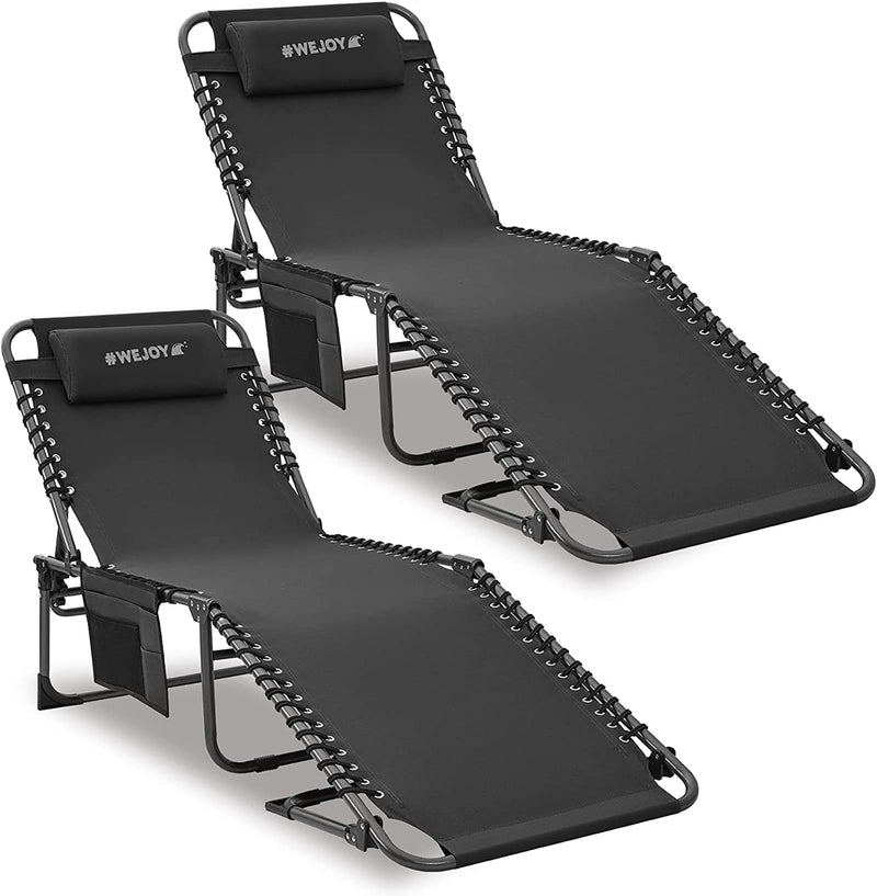 Load image into Gallery viewer, WEJOY 3-Folding Lounge Chair Set of 2
