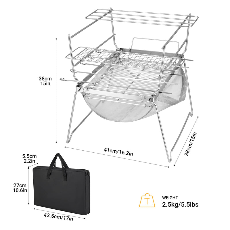 Load image into Gallery viewer, YETO FIRESKILL Campfire Grill BBQ Picks set
